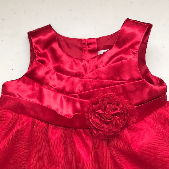 5/$25 GEORGE Dress with Rosette and Sparkle - Picture 2 of 7